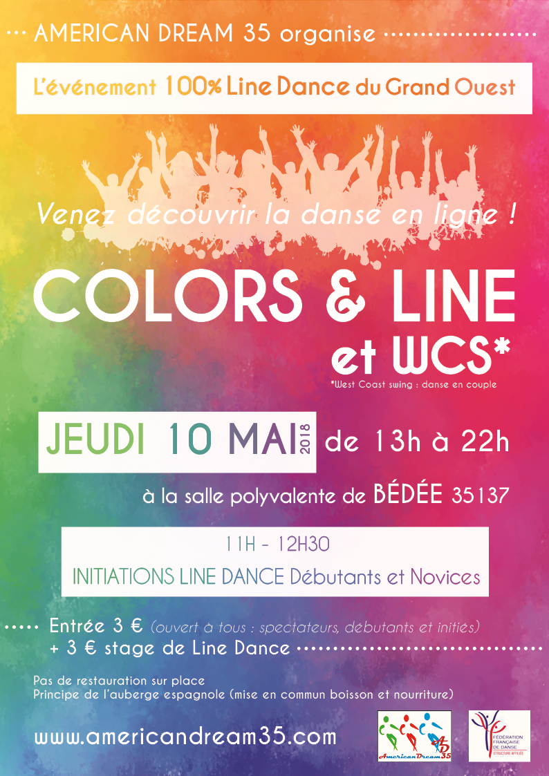 Affiche color line 2018 dv