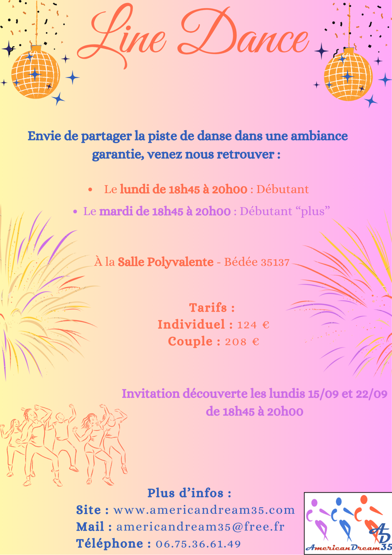Affiche line dance 2025