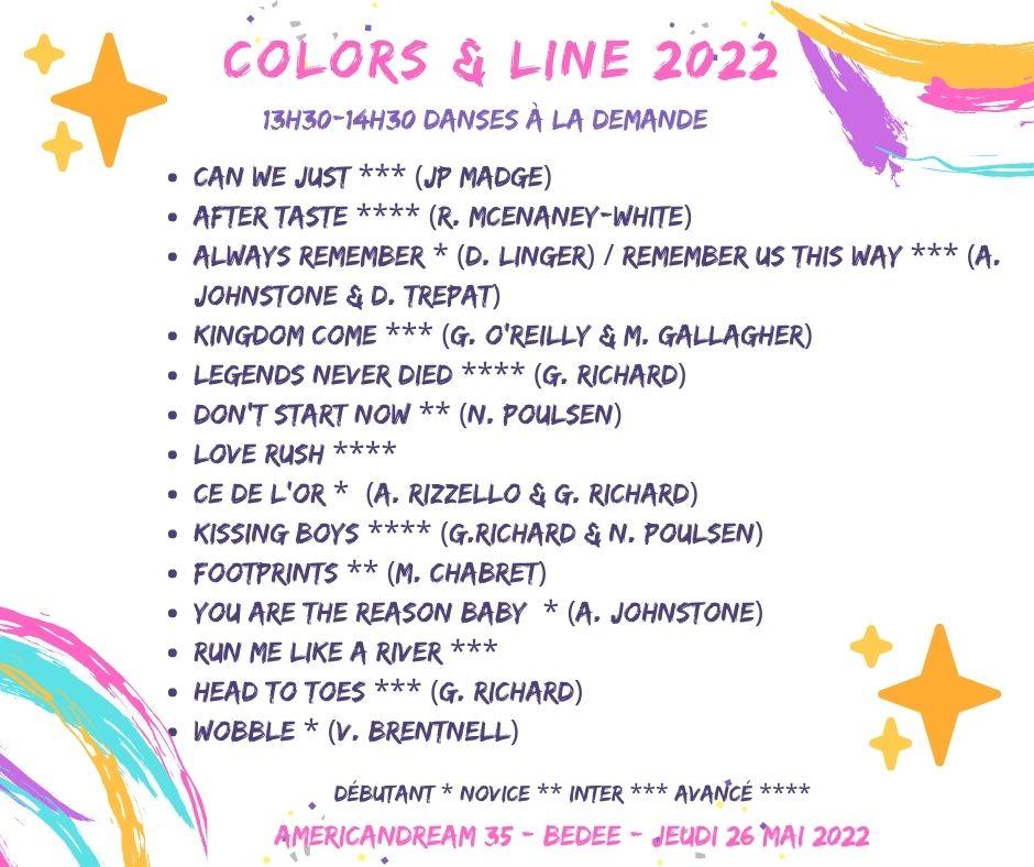 Danses demande colors 2022
